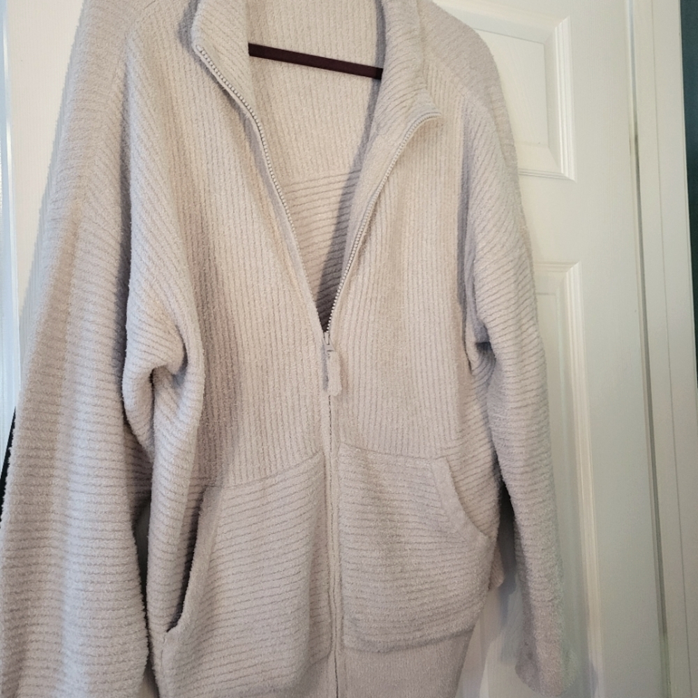 Price Drop! Barefoot Dreams Ribbed Stone Cardigan